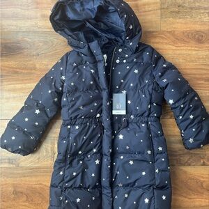 GAP Baby Navy Star Puffer Jacket
